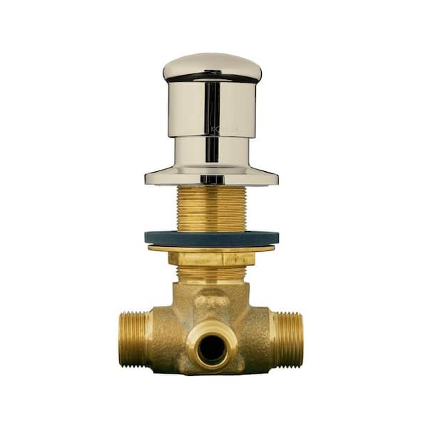 KOHLER Deck Mount 2-Way Diverter Valve in Vibrant Polished Nickel