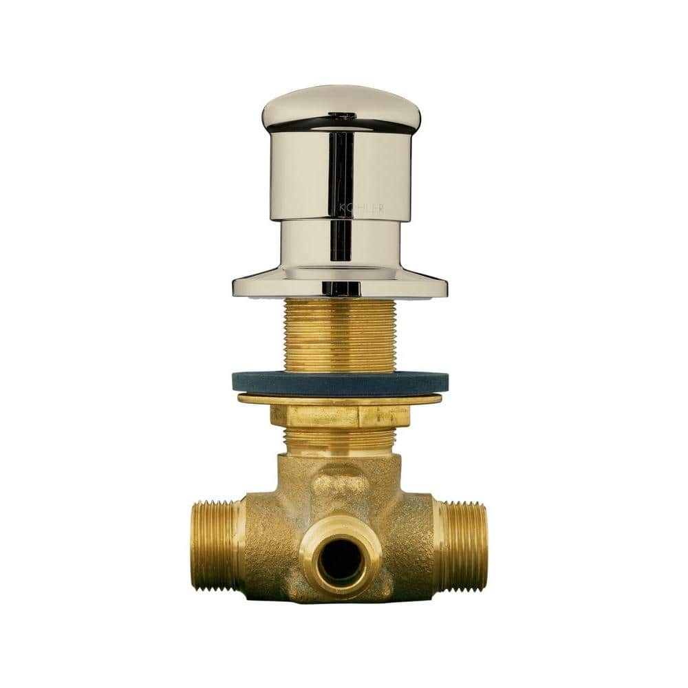 KOHLER Deck Mount 2-Way Diverter Valve in Vibrant Polished Nickel