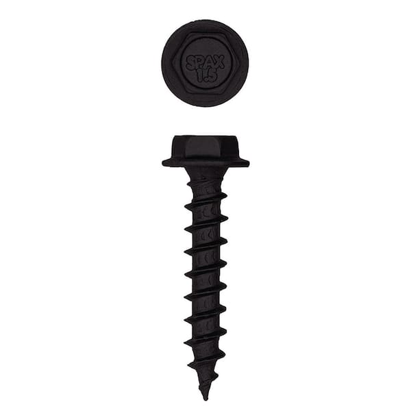 1/4 in. x 1-1/2 in. Exterior Hex Head Structural Wood Lag Screws Powerlags Hex (12 Each) Bit Included
