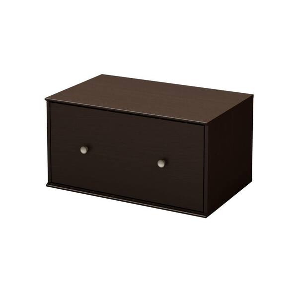 South Shore Stor It Storage Drawer in Chocolate