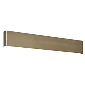 Hailey 35 in. Gold LED Wall Sconce