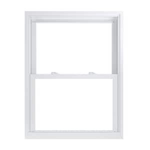 31.75 in. x 41.25 in. 70 Pro Series Low-E Argon Glass Double Hung White Vinyl Replacement Window, Screen Incl