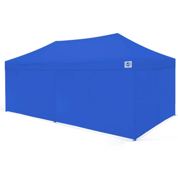 King Canopy Universal 10 ft. x 20 ft. Blue Side Walls for Instant (6-Piece)