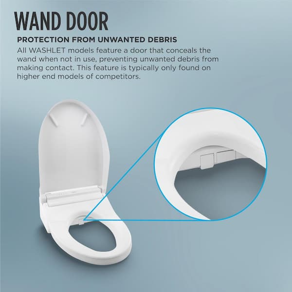 TOTO KC2 Washlet Electric Heated Bidet Toilet Seat for Elongated