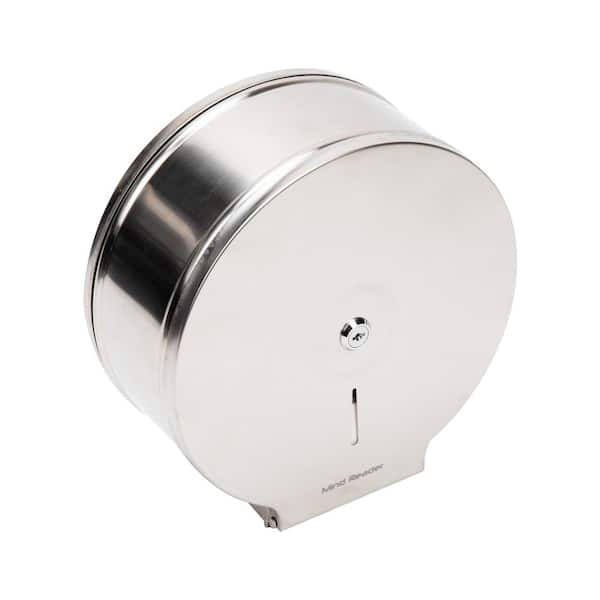Mind Reader Silver Stainless Steel Toilet Paper Dispenser