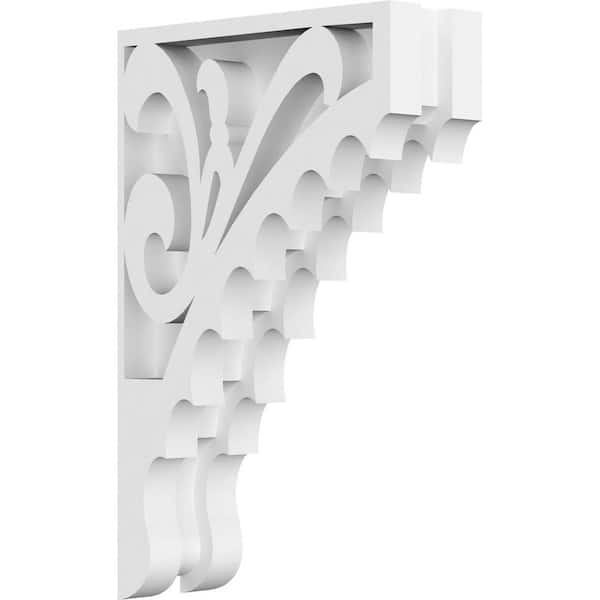 Ekena Millwork 1-7/8 in. x 8 in. x 5 in. PVC Genova Corbel