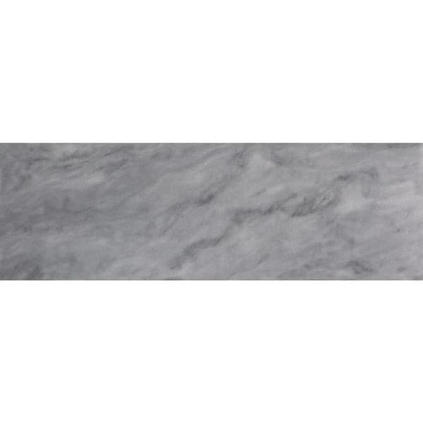 Apollo Tile Gray 4 in. x 5 in. Honed Marble Subway Tile Sample (0.13 sq. ft./Piece)