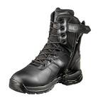 Men's 10.5MW Black Polishable Waterproof Soft Toe 8 in. Tactical Boot