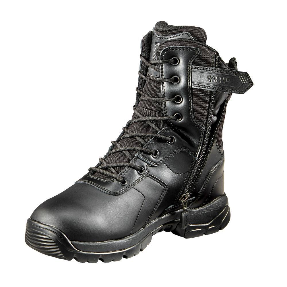 Battle Ops Men s 7MW Black Polishable Waterproof Soft Toe 8 In Battle Ops Men s 7MW Black Polishable Waterproof Soft Toe 8 In
