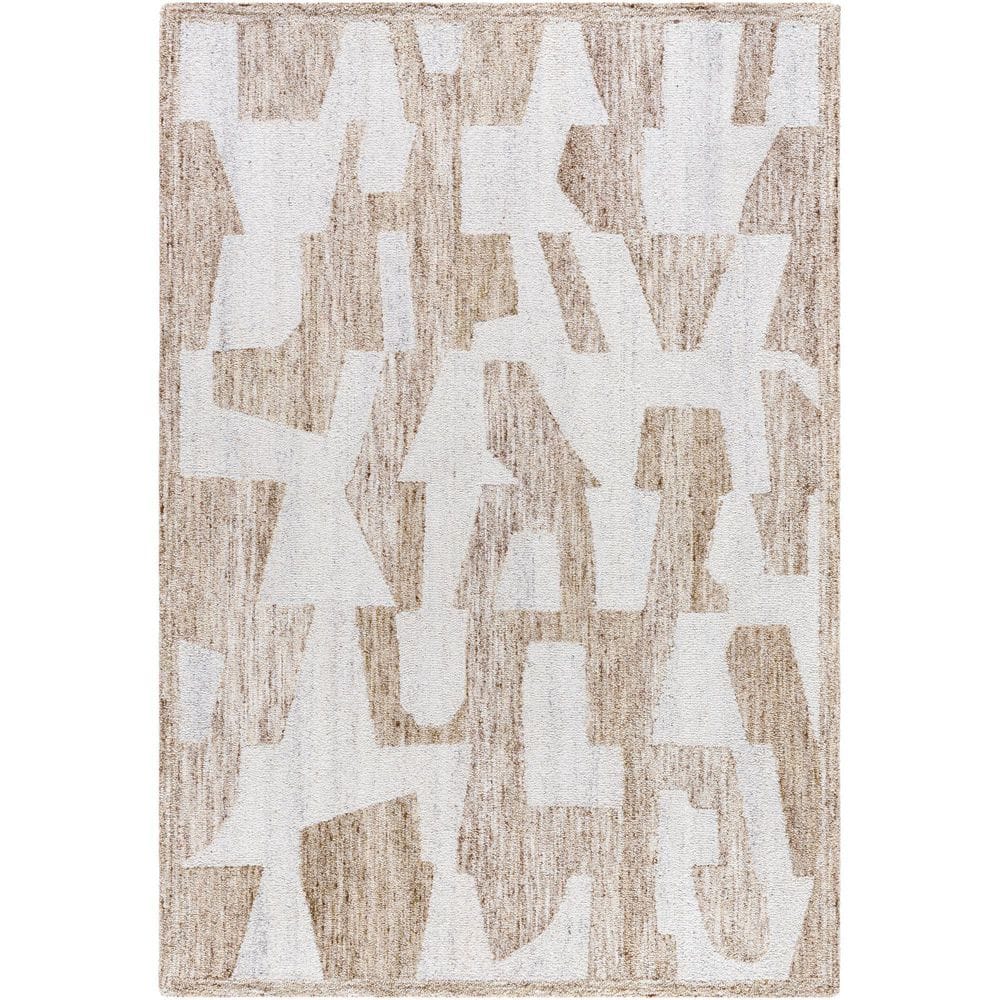 Andes Beige Modern Geometric 8 ft. x 10 ft. Area Rug price history on PriceWatchPro
