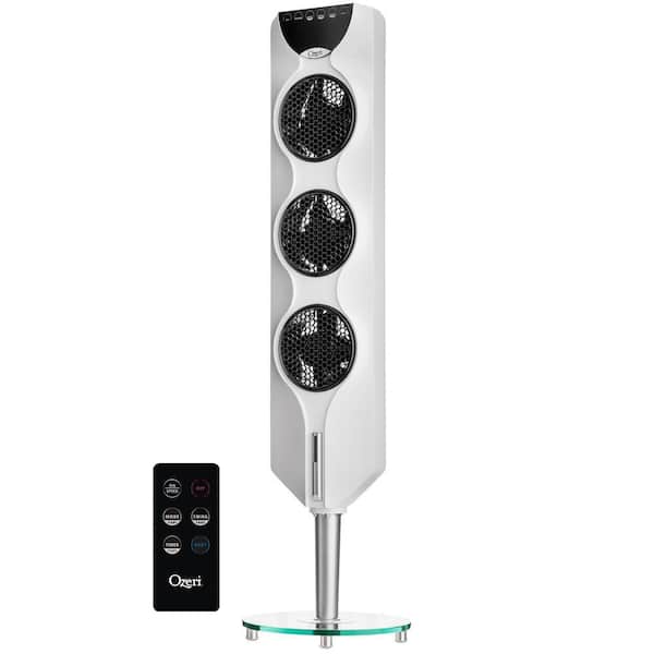 Ozeri 3X Tower Fan 44 in. with Passive Noise Reduction Technology