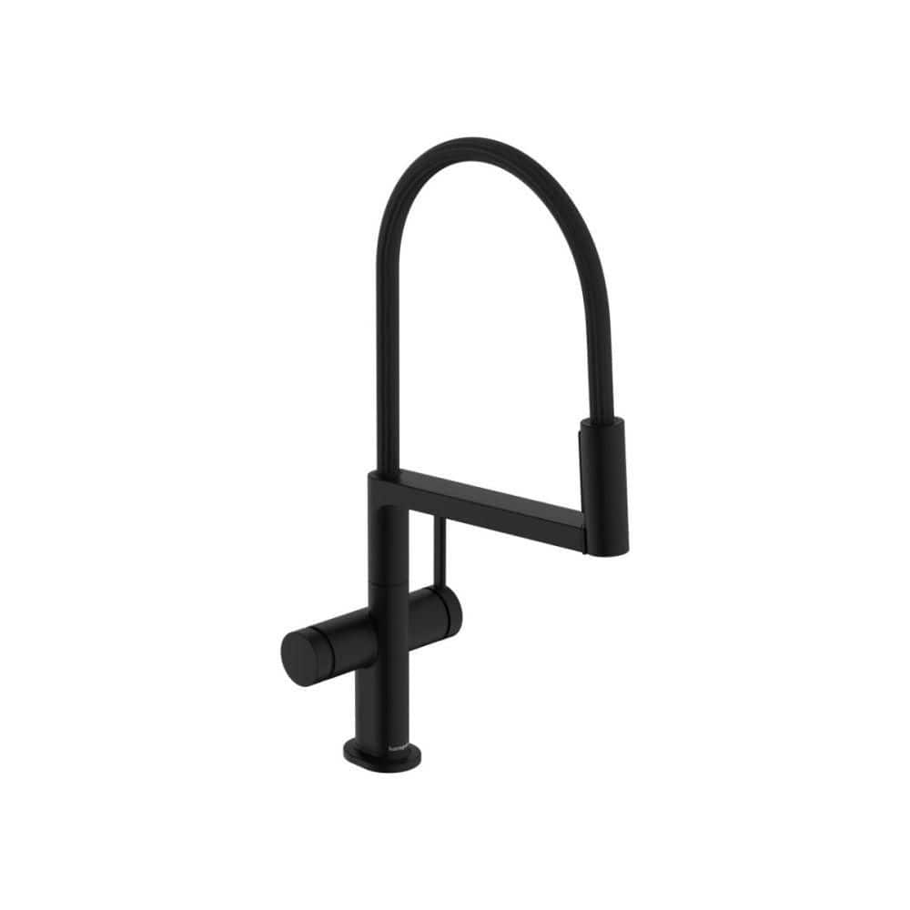 matte-black-hansgrohe-pull-