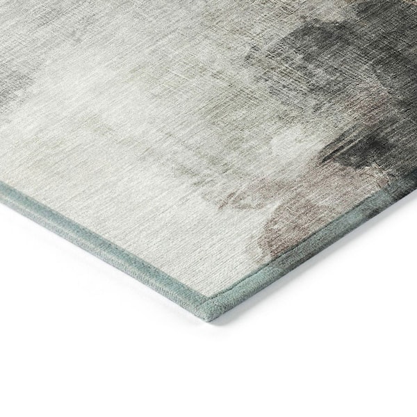 Chantille Machine Washable Indoor/Outdoor Abstract ACN2043 Paprika 8 ft. x 10 ft. Area Rug