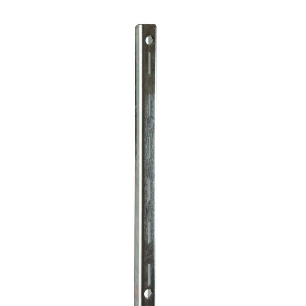 36 in. L Zinc Imperial Line Surface Mount Single Slotted Wall Standard (10-