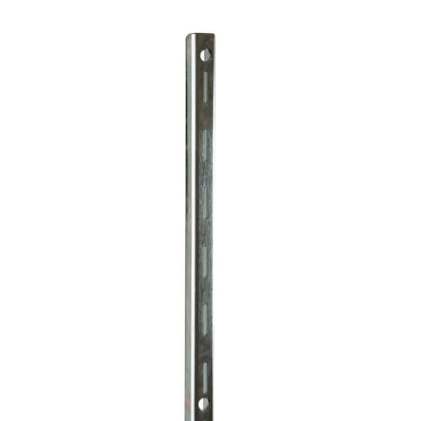 Econoco 96 in. L Zinc Imperial Line Surface Mount Single Slotted Wall Standard (10-Pack)