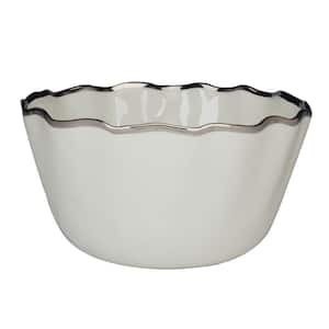 138 fl. Oz. Multi-Colored Porcelain Deep Bowl