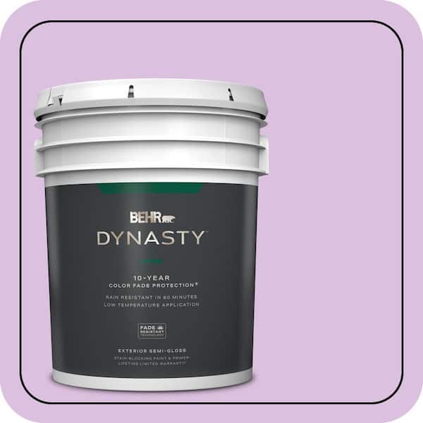 BEHR DYNASTY 5 gal. #P100-3 Epiphany Semi-Gloss Exterior Stain-Blocking Paint & Primer