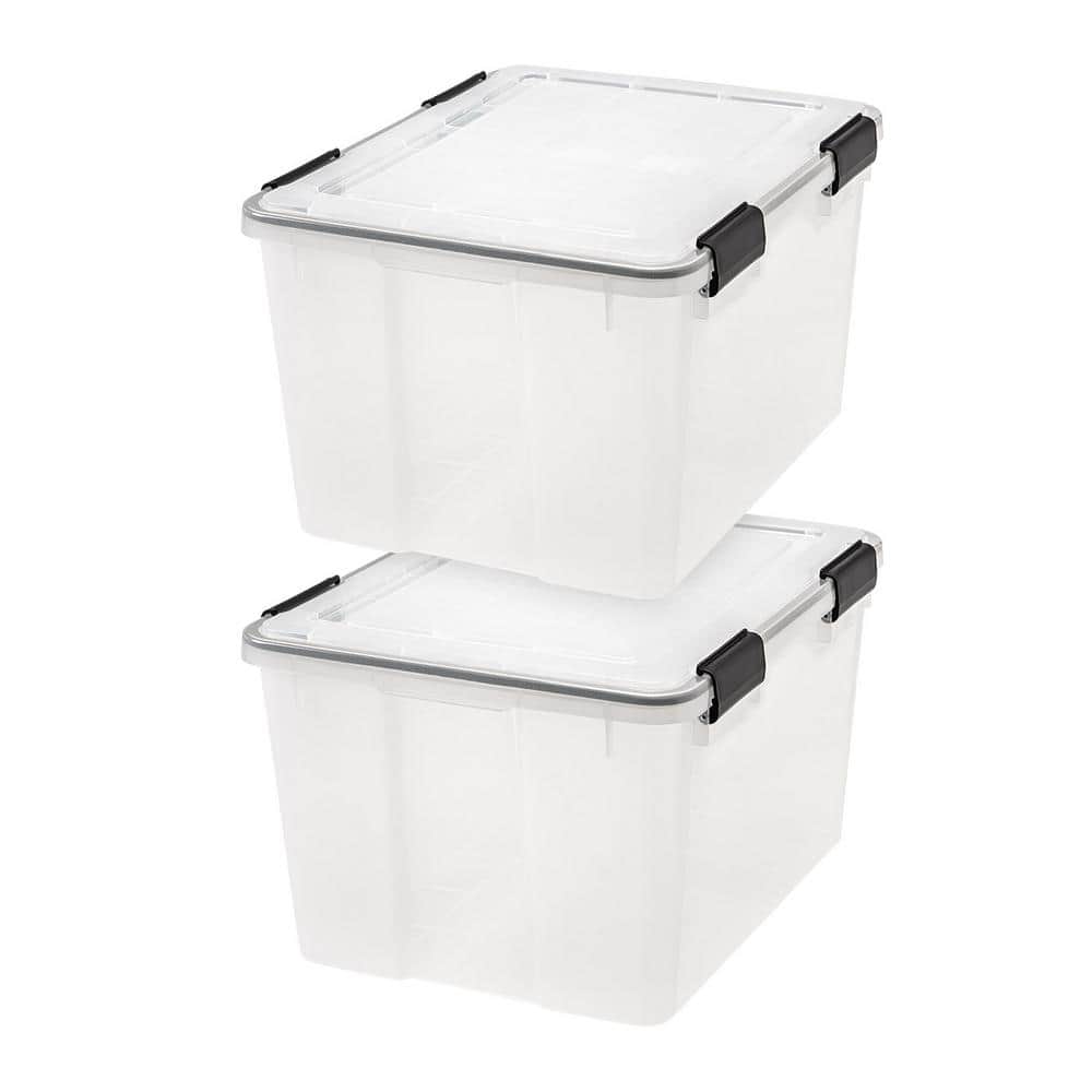 Manna TruDivide 46 oz. Glass Food Storage Container with Lid (2-Pack)  HD23931 - The Home Depot