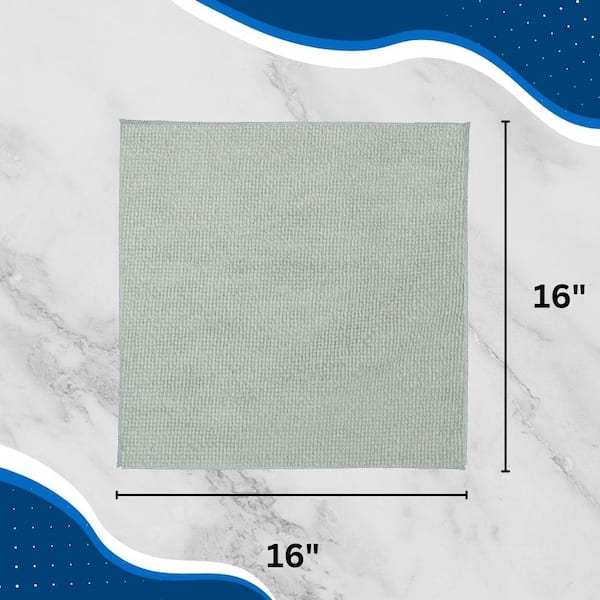 HOME-FLEX 16 in. x 16 in. Multi-Purpose Microfiber Towel Multi