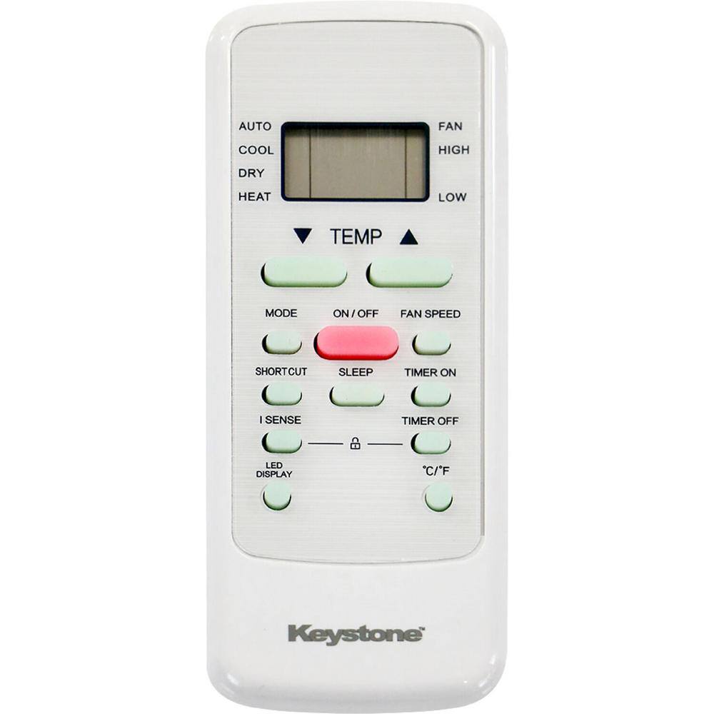 Keystone 12,000 BTU White Through-the-Wall Air Conditioner with Remote