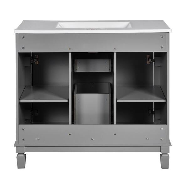ウエストでポテティーでホワイトな1.8*3本　34度 36 in. W. x 18 in. D X 34 in. H Single Sink Freestanding Bath