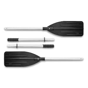 69625E 54 in. Paddle 2-Piece Dual Purpose Inflatable Boat Oars, Pair