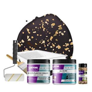 1 pt. Licorice Multi-Surface All-In-One Countertop Makeover Refinishing Kit