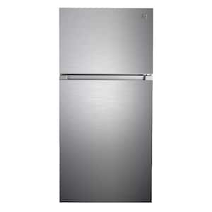 30 in. Wide 18.1 cu. ft. Top Freezer Refrigerator in Fingerprint Resistant Stainless Steel with Installed Icemaker