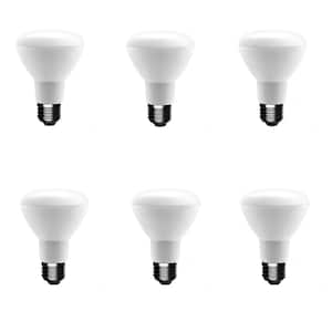 50-Watt Equivalent BR20 Dimmable CEC LED Light Bulb Soft White (6-Pack)
