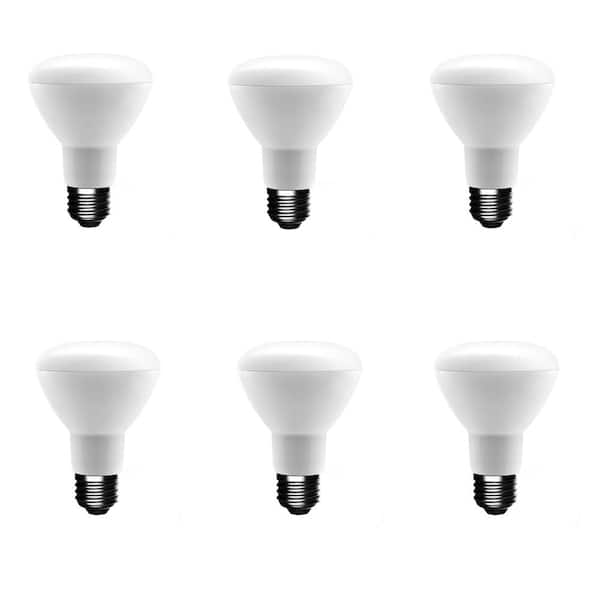 Unbranded 50-Watt Equivalent BR20 Dimmable CEC LED Light Bulb Daylight (6-Pack)