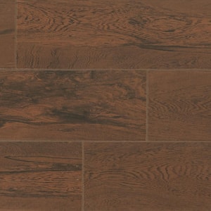 Glenwood Cherry 7 in. x 20 in. Ceramic Floor and Wall Tile (10.89 sq. ft. / case)