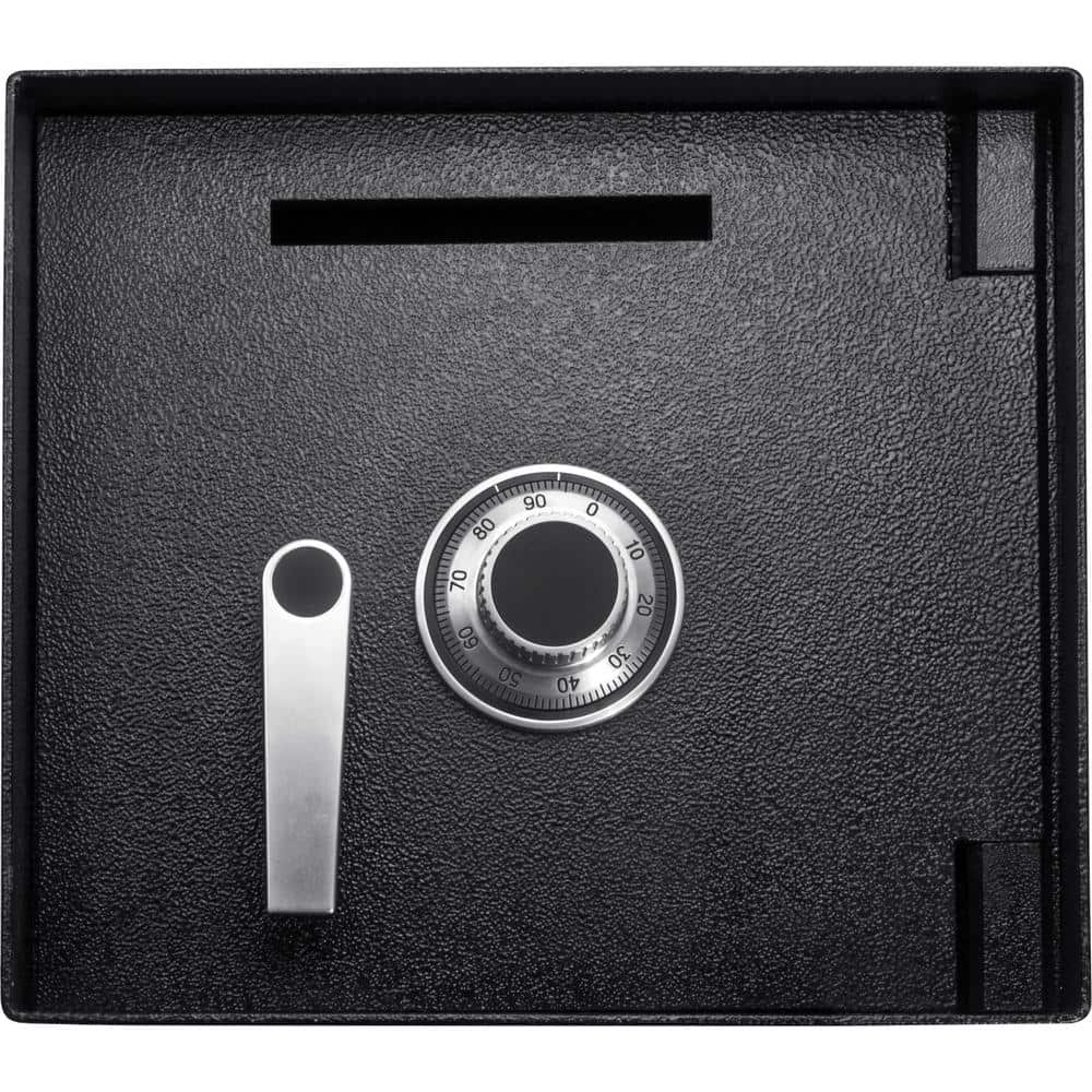 Barska Black Steel Combination Lock Floor Safe with Protective Mat
