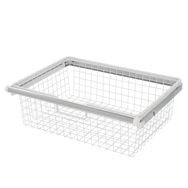 Rubbermaid 7.25 in. H x 23.5 in. W Silver Alloy 1-Drawer Close