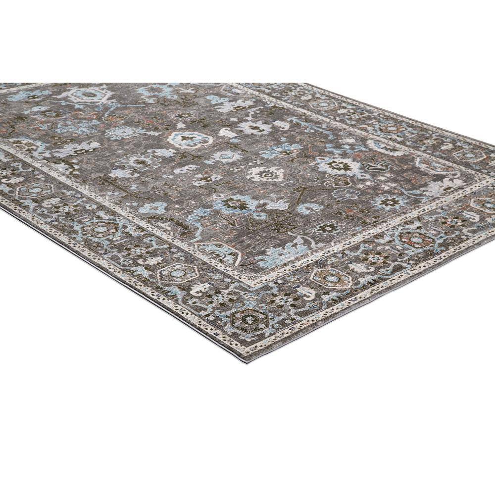 Barcelona Sultan 5' x 7' Brown Cotton Blend Distressed Area Rug