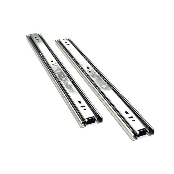 Unbranded 18 in. Side Mount Full Extension Ball Bearing Drawer Slide with Installation Screws 1-Pair (2 Pieces)
