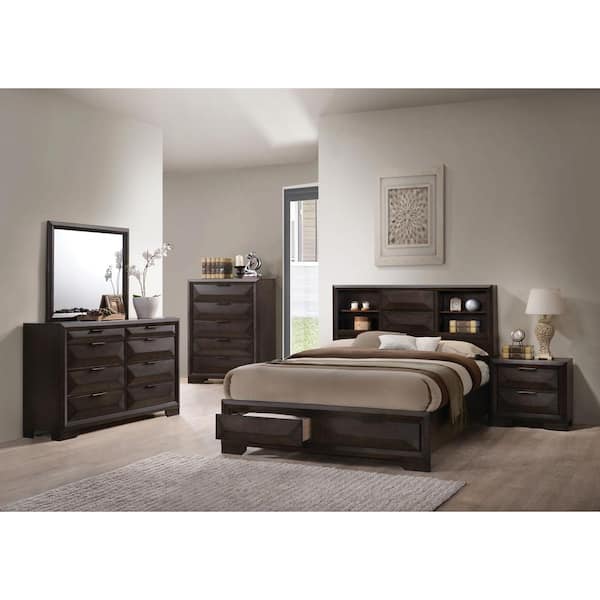Acme Furniture Merveille Espresso 5 Drawer 17 in. Chest of