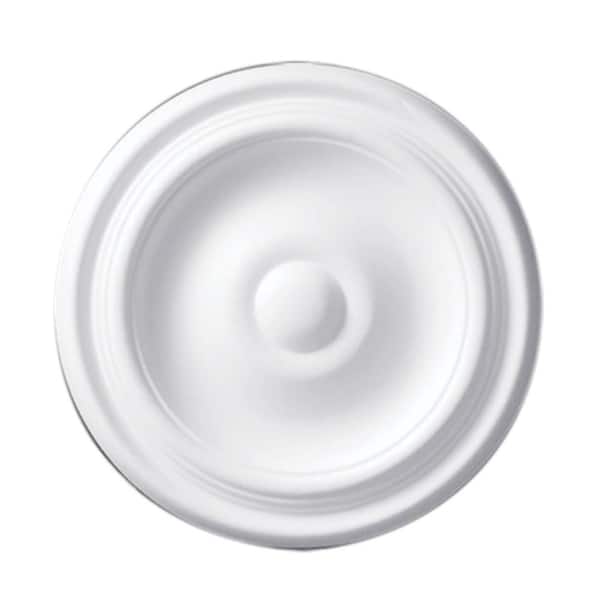 American Pro Decor 1-3/16 in. x 9-11/16 in. Plain Polyurethane Medallion