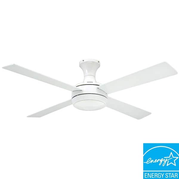 Yosemite Home Decor Ansel 52 in. White Ceiling Fan with Plywood Blades-DISCONTINUED