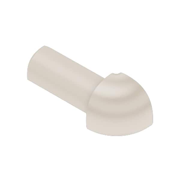 Schluter Rondec Sand Pebble 1/2 in. x 1 in. PVC Tile Edging Trim 90 Degree Outside Corner