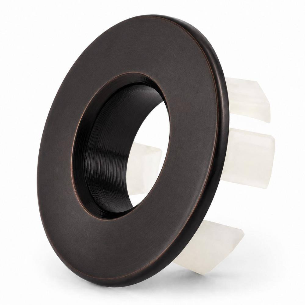 1.22 in. Open-Hole Snap-In Sink Overflow Cover in Oil Rubbed Bronze price history on PriceWatchPro