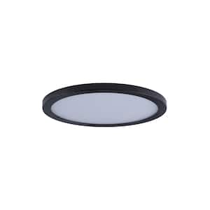 Wafer 7 in. Bronze Integrated LED Flushmount Light