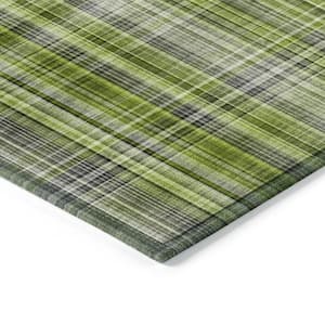 Chantille ACN541 Green 5 ft. x 7 ft. 6 in. Machine Washable Indoor/Outdoor Geometric Area Rug