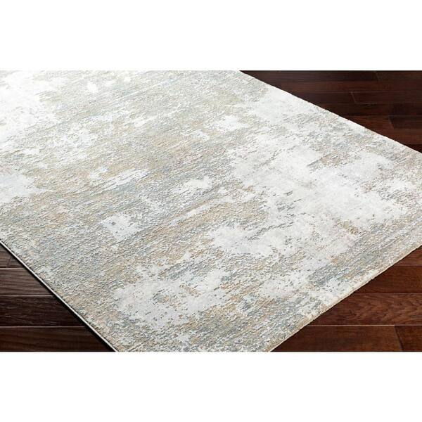 Jasper Beige/Gray 12 ft. x 15 ft. Abstract Indoor Area Rug