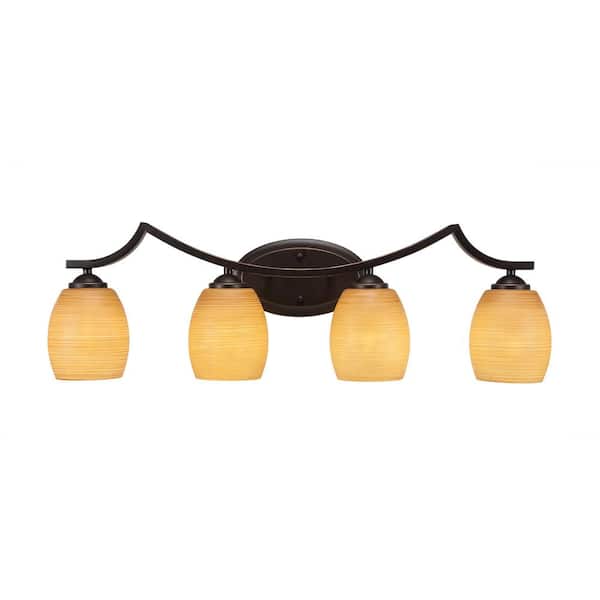 Unbranded Cleveland 7.75 in. 1-Light Dark Granite Vanity Light