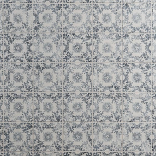 Ivy Hill Tile Paula Purroy Catalan Cala Blue 5.11 in. x 5.11 in. Matte Ceramic Wall Tile (6.02 sq. ft./Case)