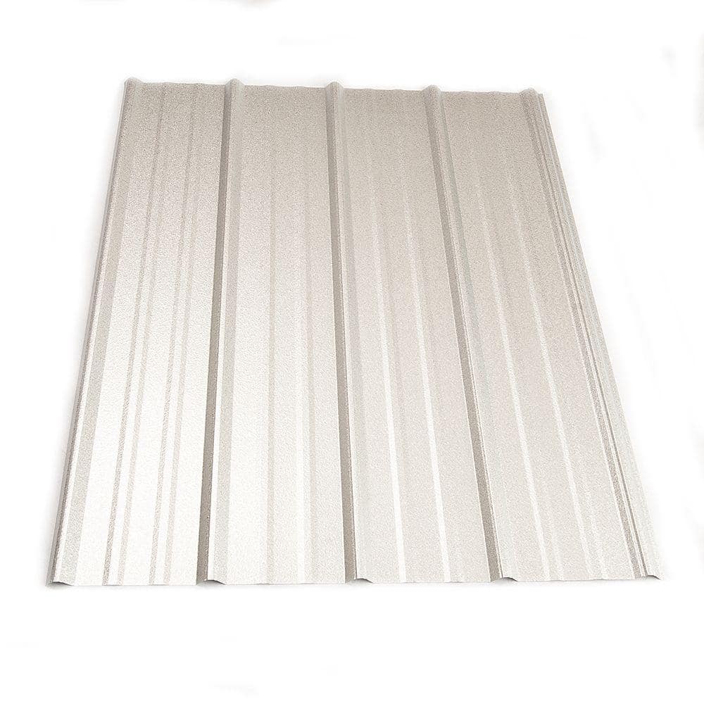 Metal Sales 16 Ft Classic Rib Steel Roof Panel In Galvalume The Home Depot