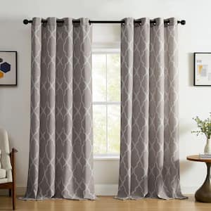 Medalia Window Panel, Stone - 52''W x 95''L