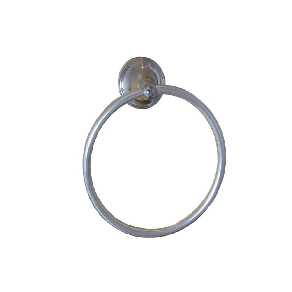 Annchester Polished Chrome Wall Mounted Towel Ring
