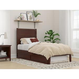 NoHo Walnut Twin Extra Long Bed with Twin Extra Long Trundle