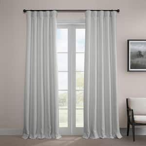 Oyster Solid Rod Pocket Room Darkening Curtain - 50 in. W x 108 in. L (1 Panel)